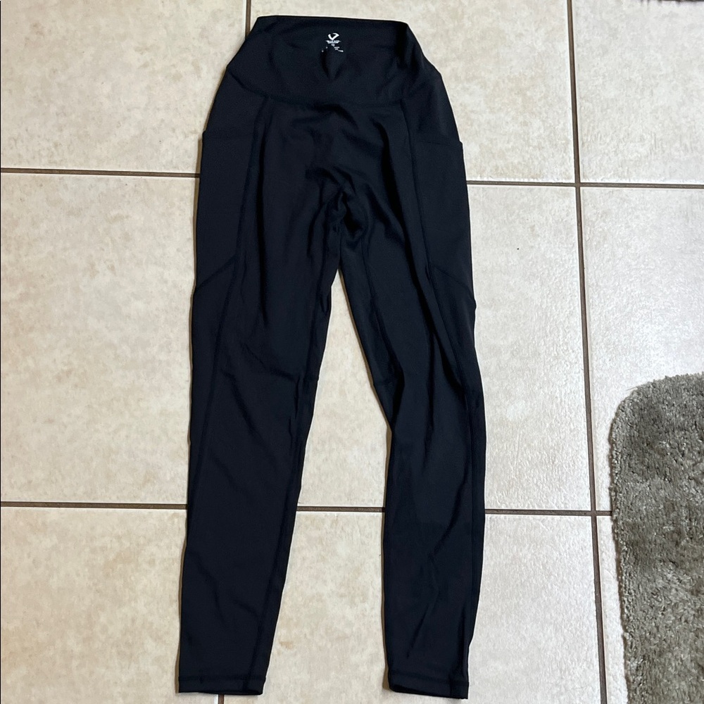 Violate the Dress Code Black Spandex Leggings